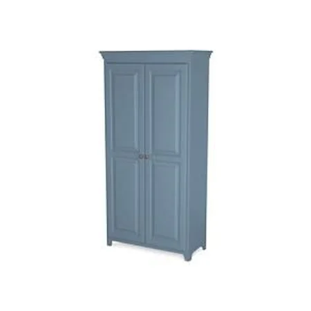 Solid Pine 2 Door Pantry with 4 Adjustable Shelves